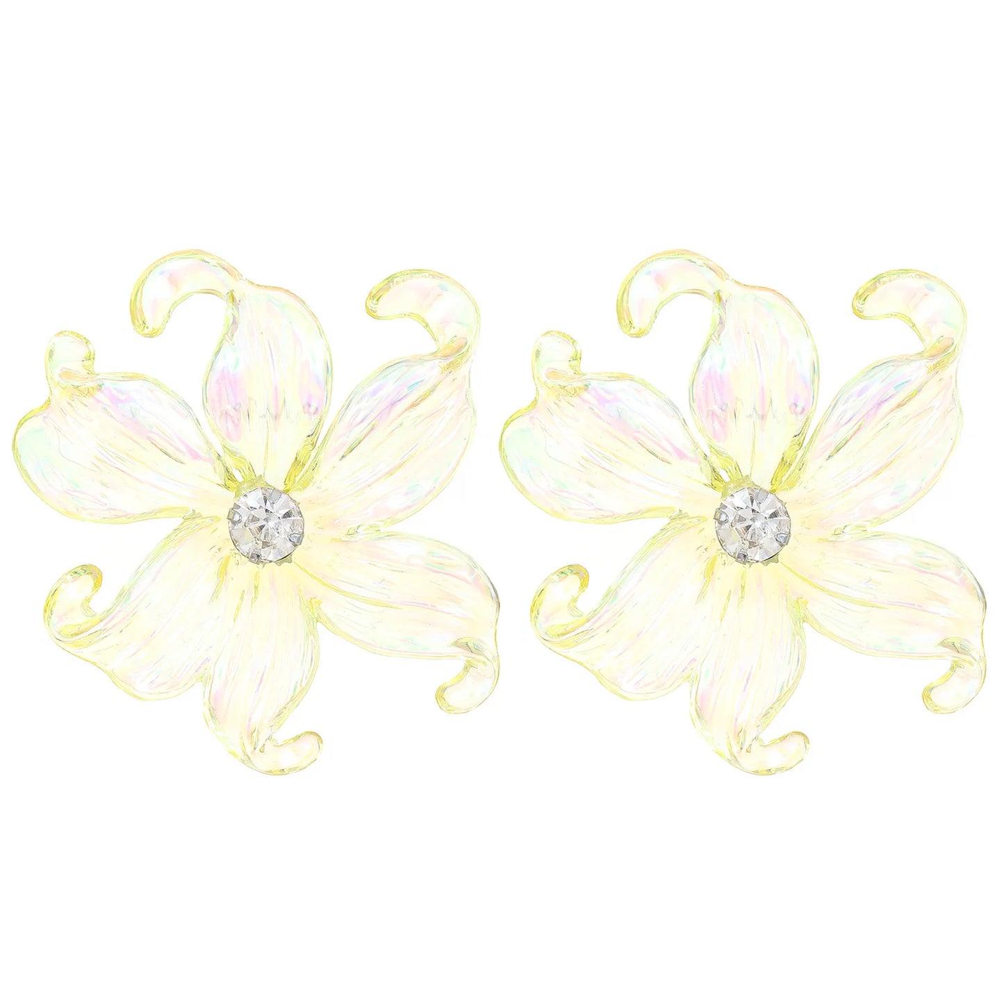 Retro Peacock Flower Stud Earrings Women's Fashion Trend Accessories Exquisite Earrings with Luxurious Sophistication