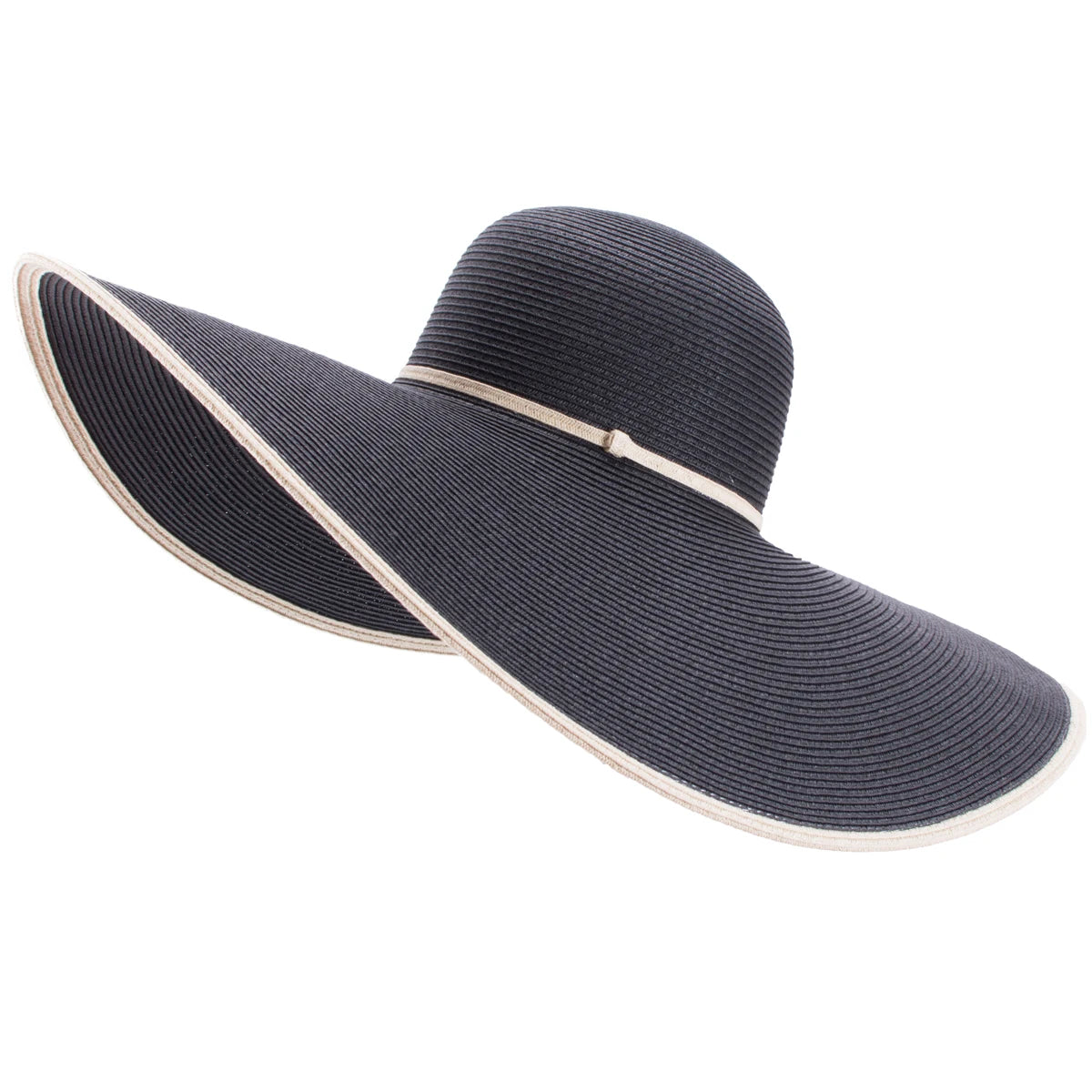 Lawliet 7.1''/18cm Foldable Oversized Huge Wide Brim Sun Beach Straw Hats Wedding Womens Floppy Party Dressy A330
