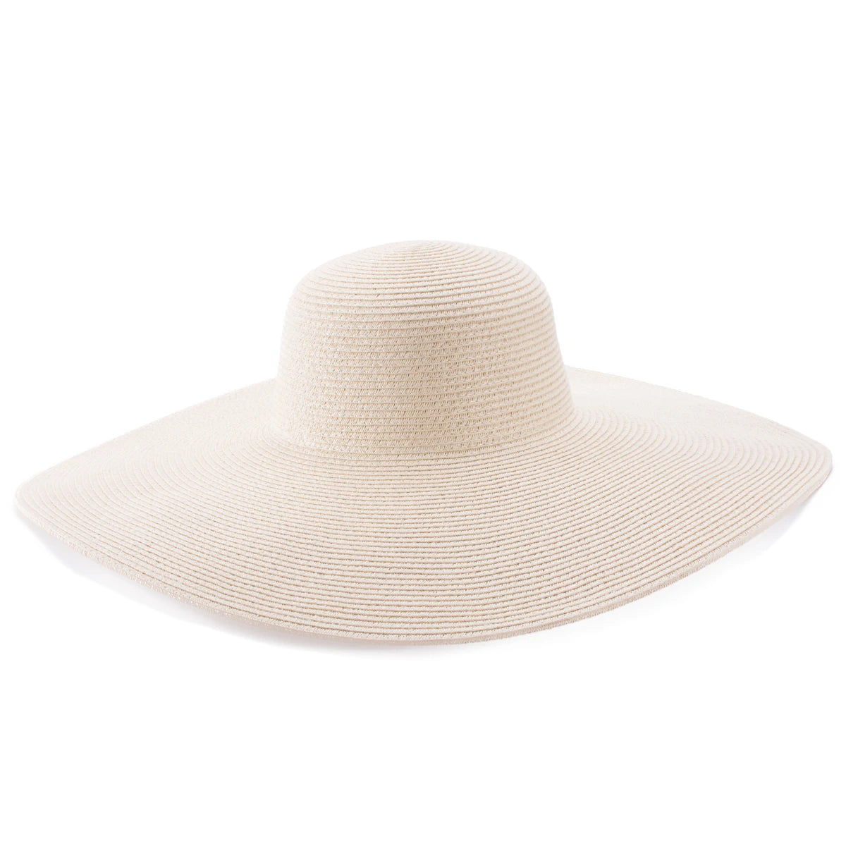 Lawliet 7.1''/18cm Foldable Oversized Huge Wide Brim Sun Beach Straw Hats Wedding Womens Floppy Party Dressy A330
