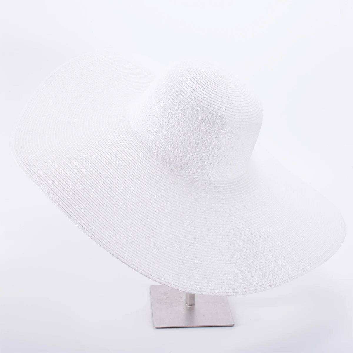 Lawliet 7.1''/18cm Foldable Oversized Huge Wide Brim Sun Beach Straw Hats Wedding Womens Floppy Party Dressy A330