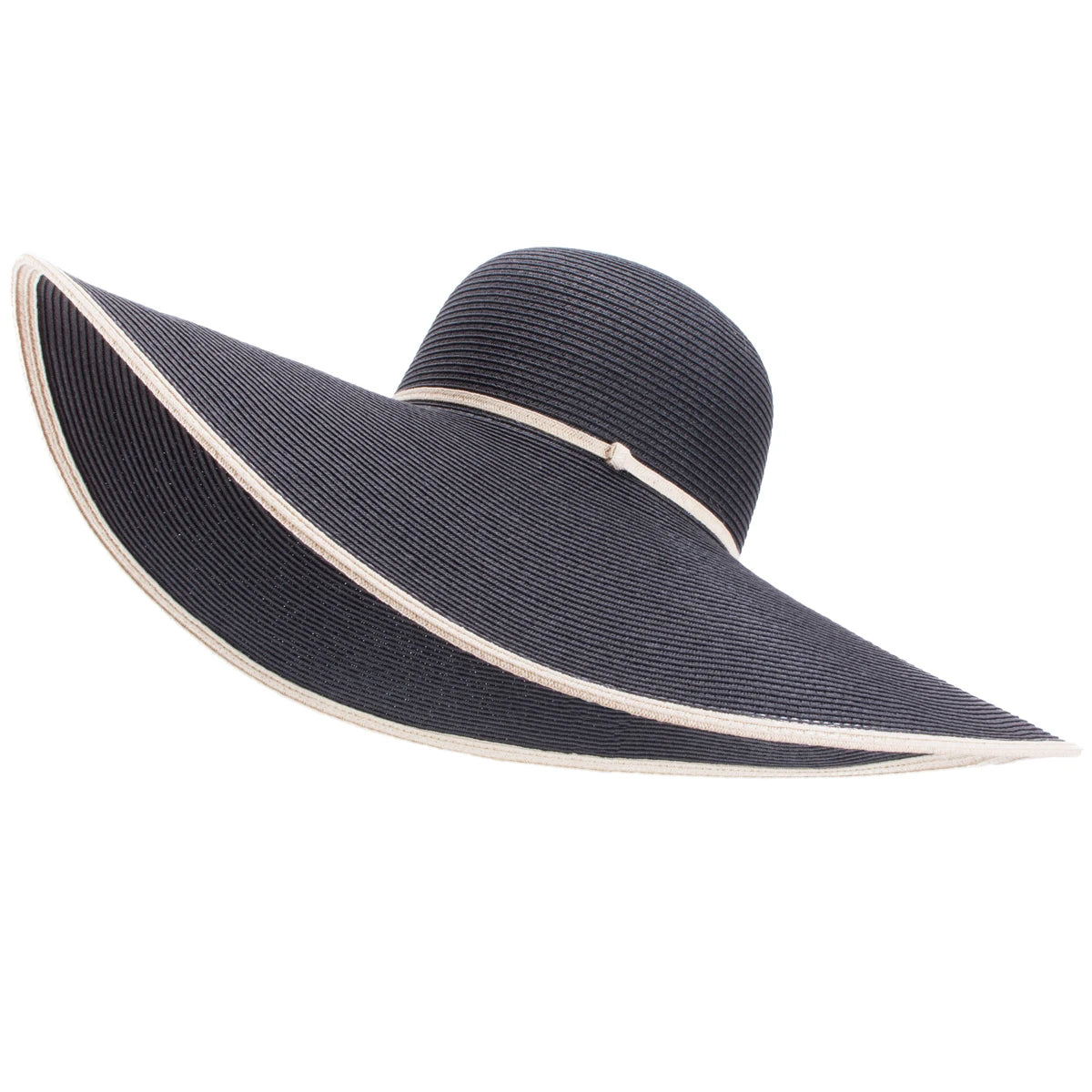 Lawliet 7.1''/18cm Foldable Oversized Huge Wide Brim Sun Beach Straw Hats Wedding Womens Floppy Party Dressy A330