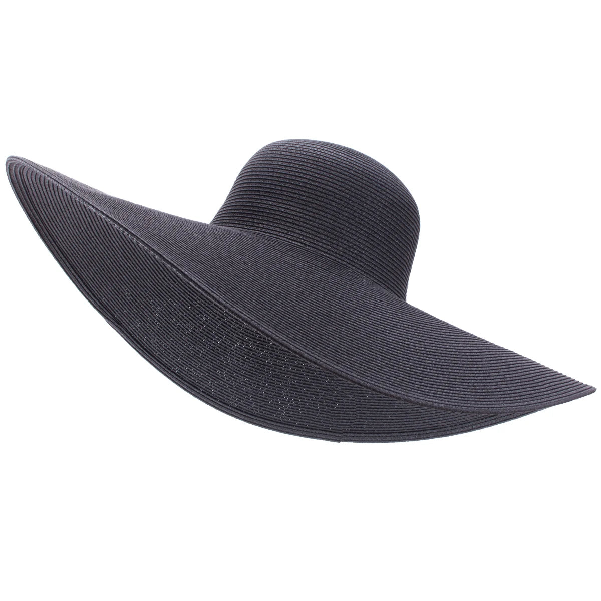 Lawliet 7.1''/18cm Foldable Oversized Huge Wide Brim Sun Beach Straw Hats Wedding Womens Floppy Party Dressy A330
