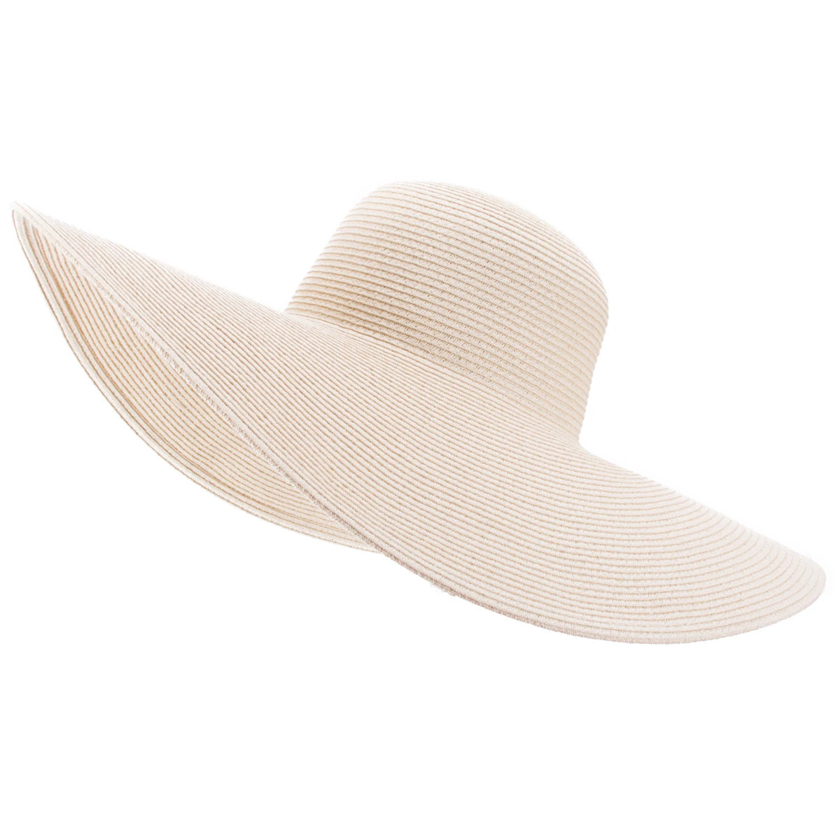 Lawliet 7.1''/18cm Foldable Oversized Huge Wide Brim Sun Beach Straw Hats Wedding Womens Floppy Party Dressy A330