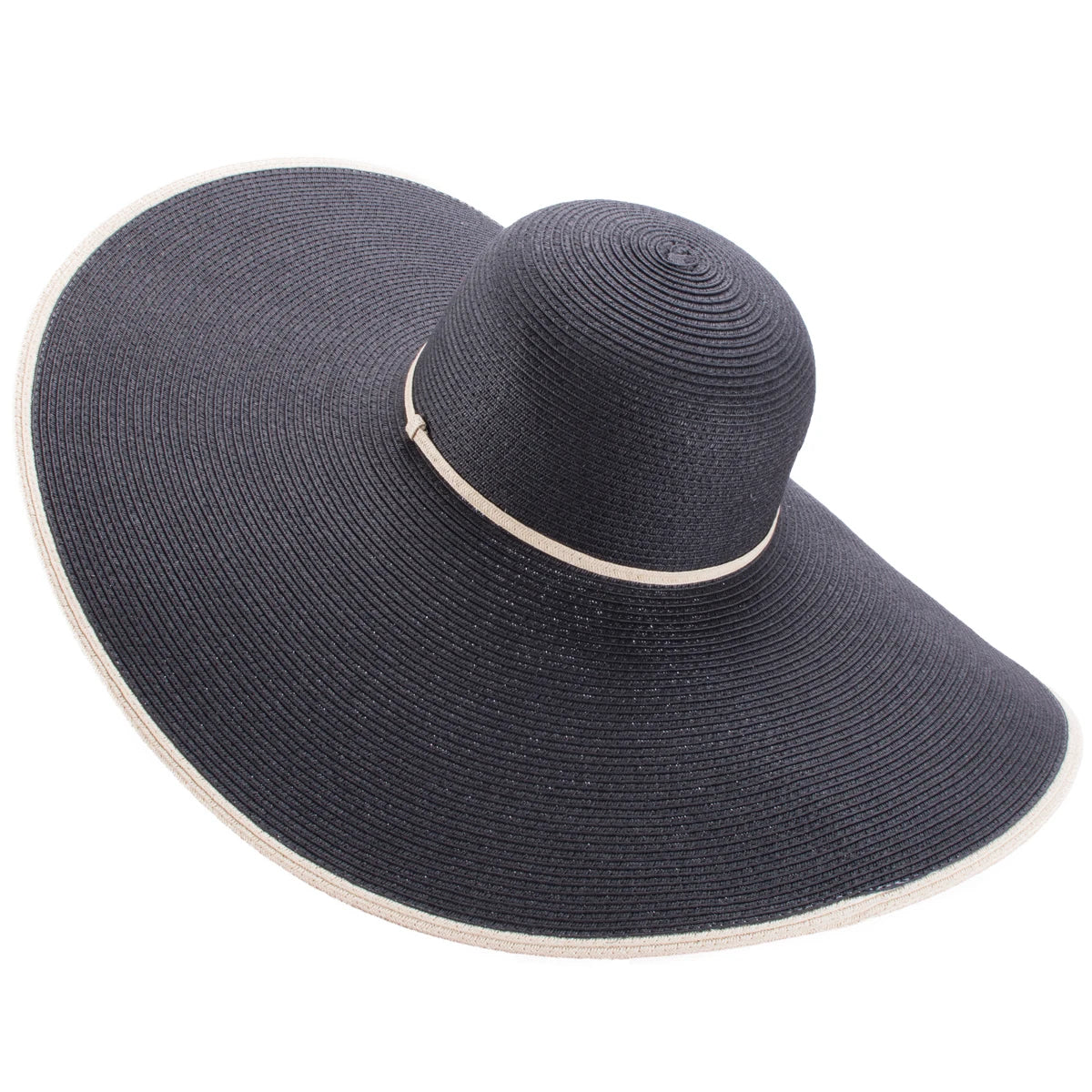 Lawliet 7.1''/18cm Foldable Oversized Huge Wide Brim Sun Beach Straw Hats Wedding Womens Floppy Party Dressy A330