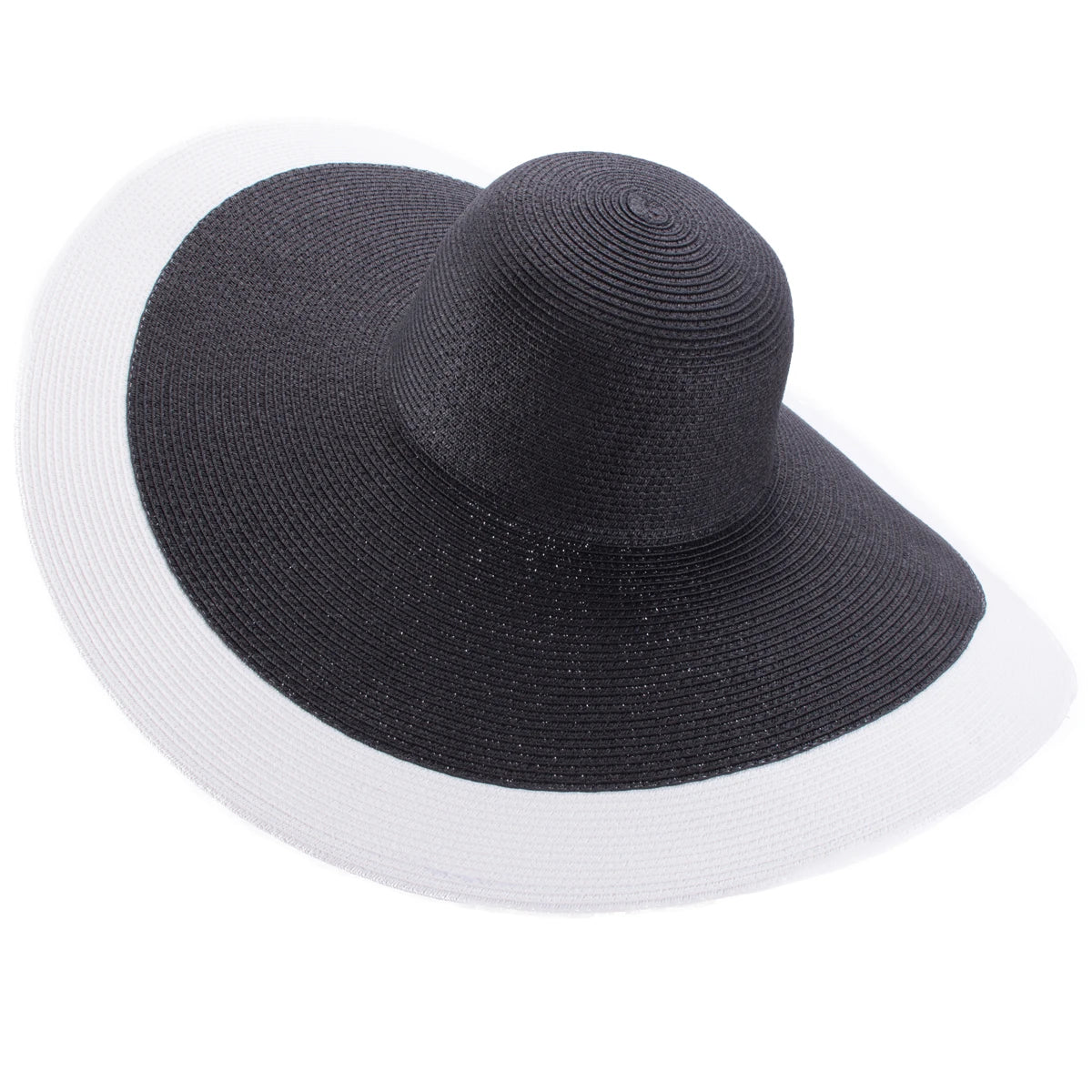 Lawliet 7.1''/18cm Foldable Oversized Huge Wide Brim Sun Beach Straw Hats Wedding Womens Floppy Party Dressy A330