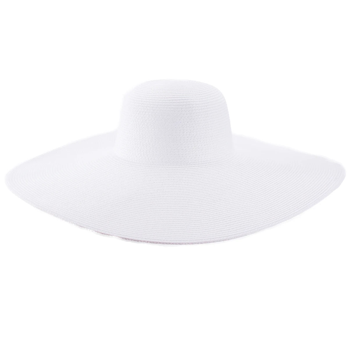 Lawliet 7.1''/18cm Foldable Oversized Huge Wide Brim Sun Beach Straw Hats Wedding Womens Floppy Party Dressy A330