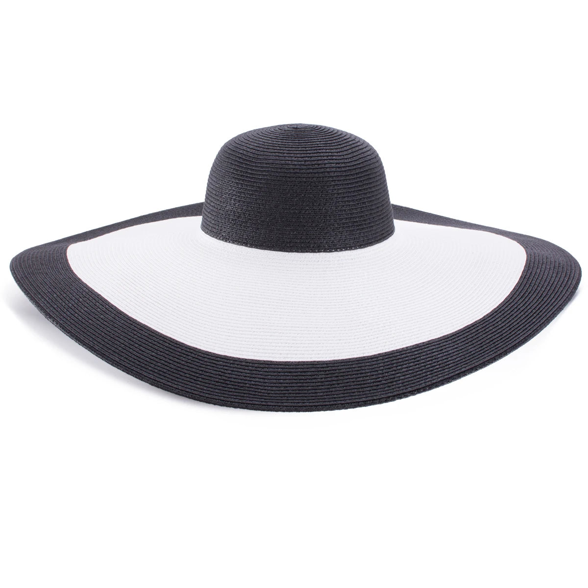 Lawliet 7.1''/18cm Foldable Oversized Huge Wide Brim Sun Beach Straw Hats Wedding Womens Floppy Party Dressy A330
