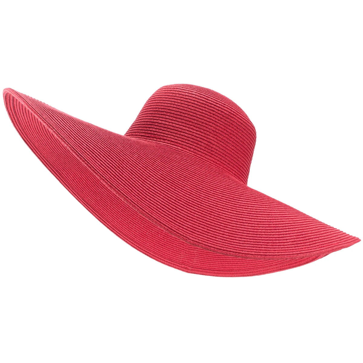 Lawliet 7.1''/18cm Foldable Oversized Huge Wide Brim Sun Beach Straw Hats Wedding Womens Floppy Party Dressy A330