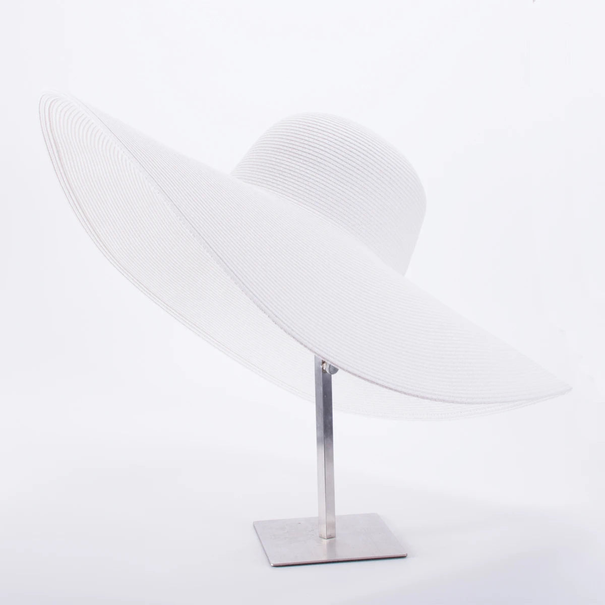Lawliet 7.1''/18cm Foldable Oversized Huge Wide Brim Sun Beach Straw Hats Wedding Womens Floppy Party Dressy A330