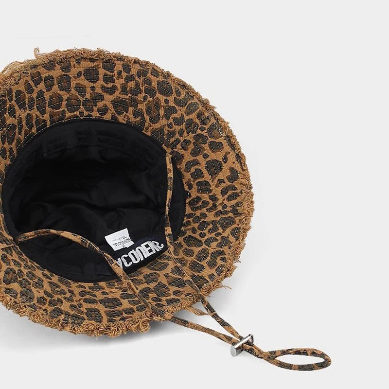 Leopard Print Bucket Hat