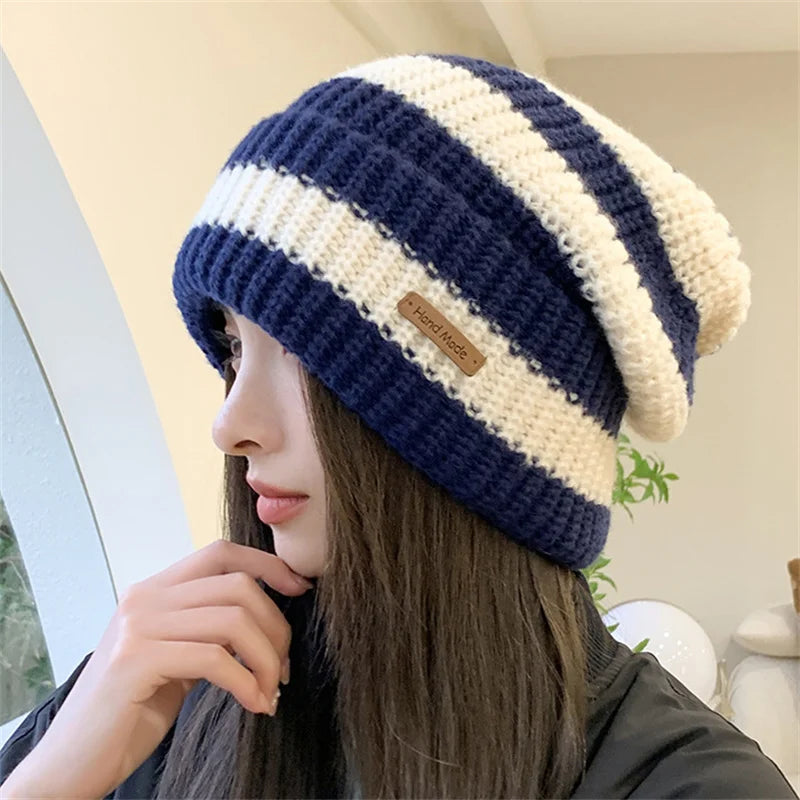Casual Knitted Bonnet Beanies