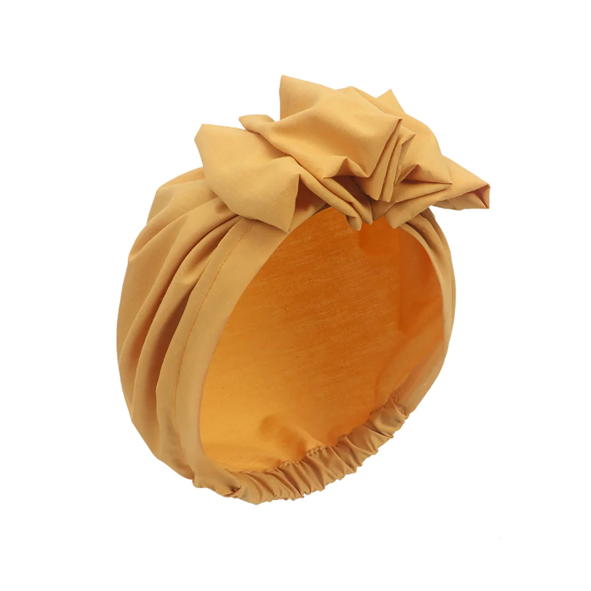 Elegant Retro Turban for Women Headscarf Cap Soild Color Ladies Beanies Caps