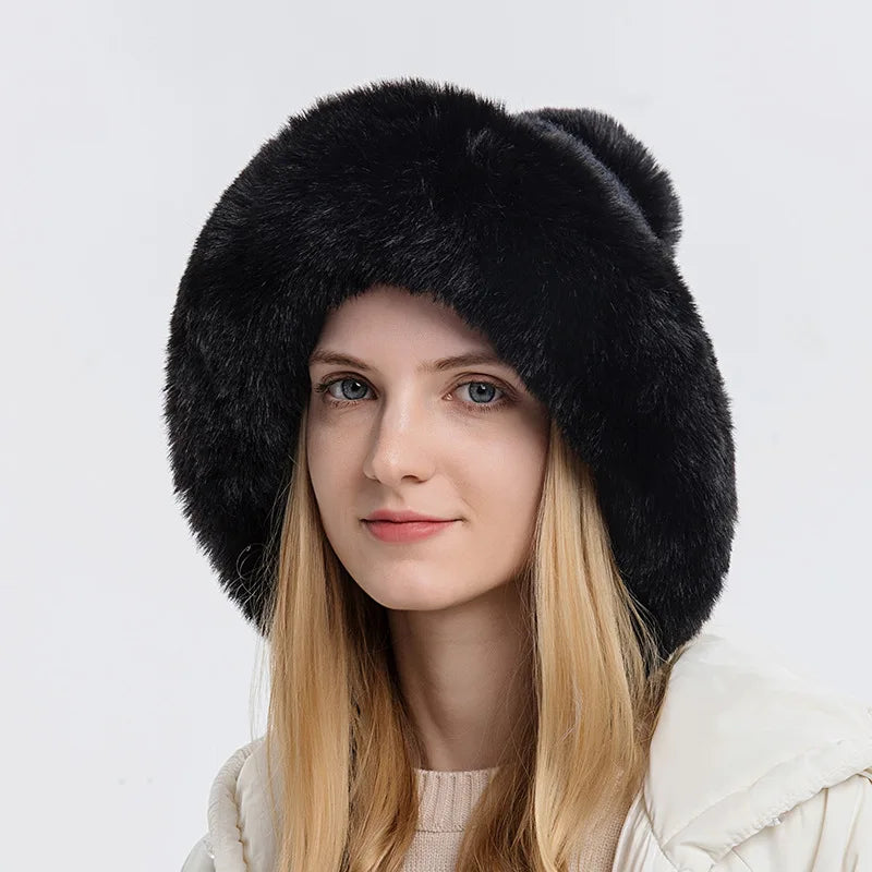 Knitted Balaclava Beanie Hat – Built-In Face Mask, Hood & Neck Scarf for the Woman Who Does It All ❄️🧶