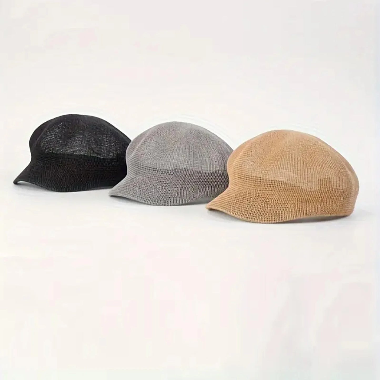 Women's Trendy Beret Hats Classic French Style Beret for Women Solid Color Soft Fabric Summer Sun Protection Beret for Outdoor