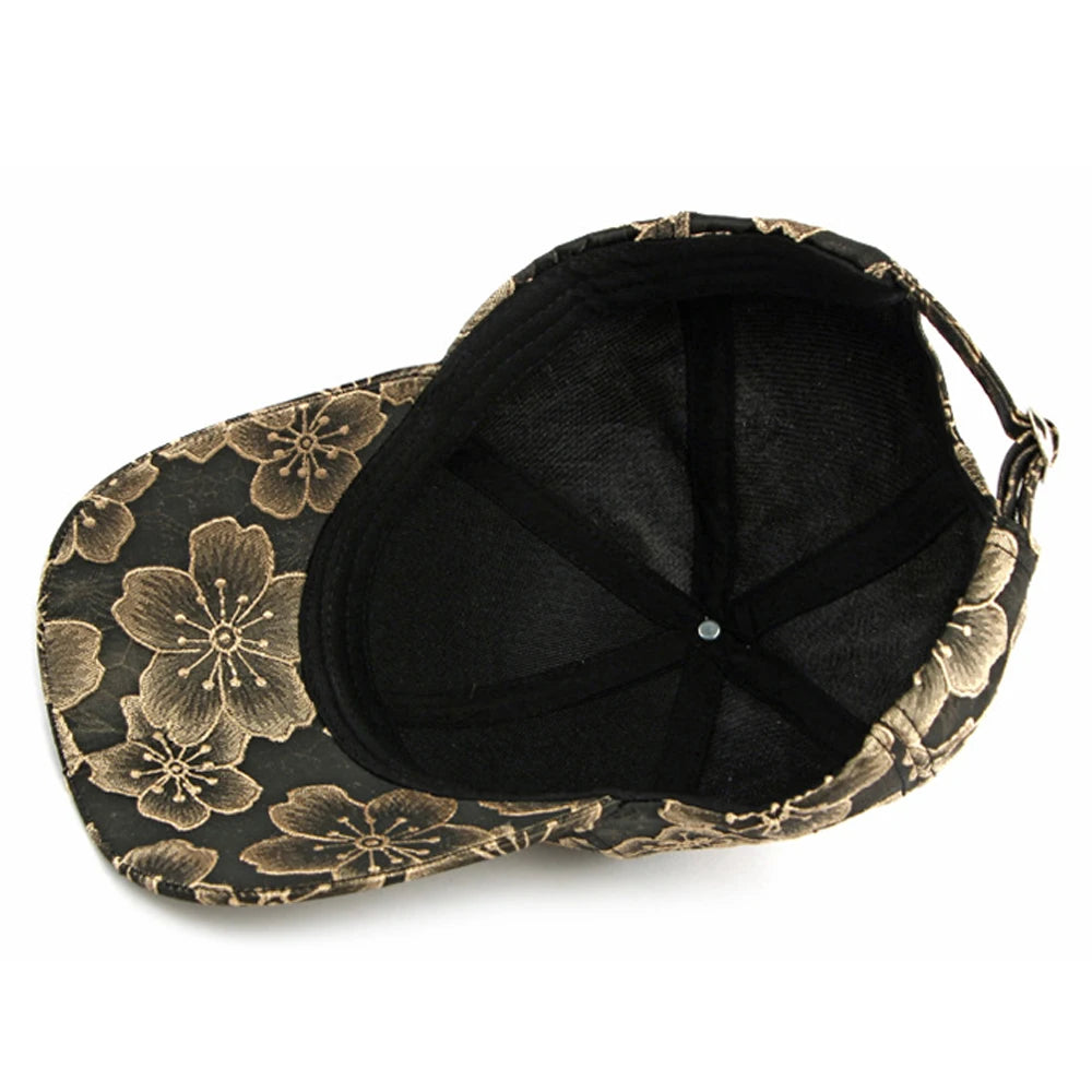 Luxury Ethnic Style Flower Cap
