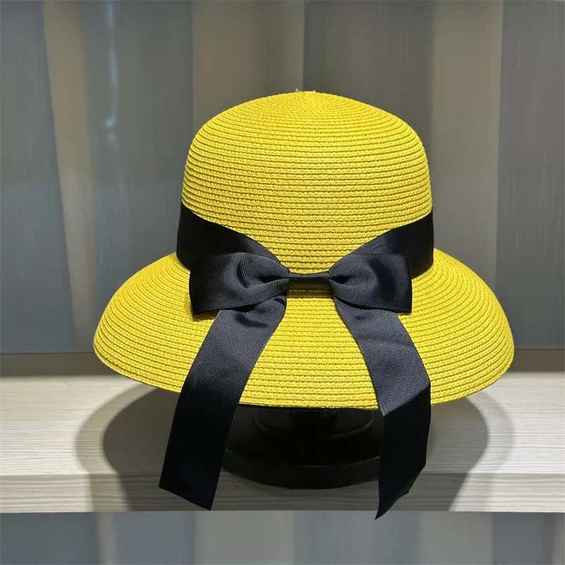 Bow Ribbon Cover Hat