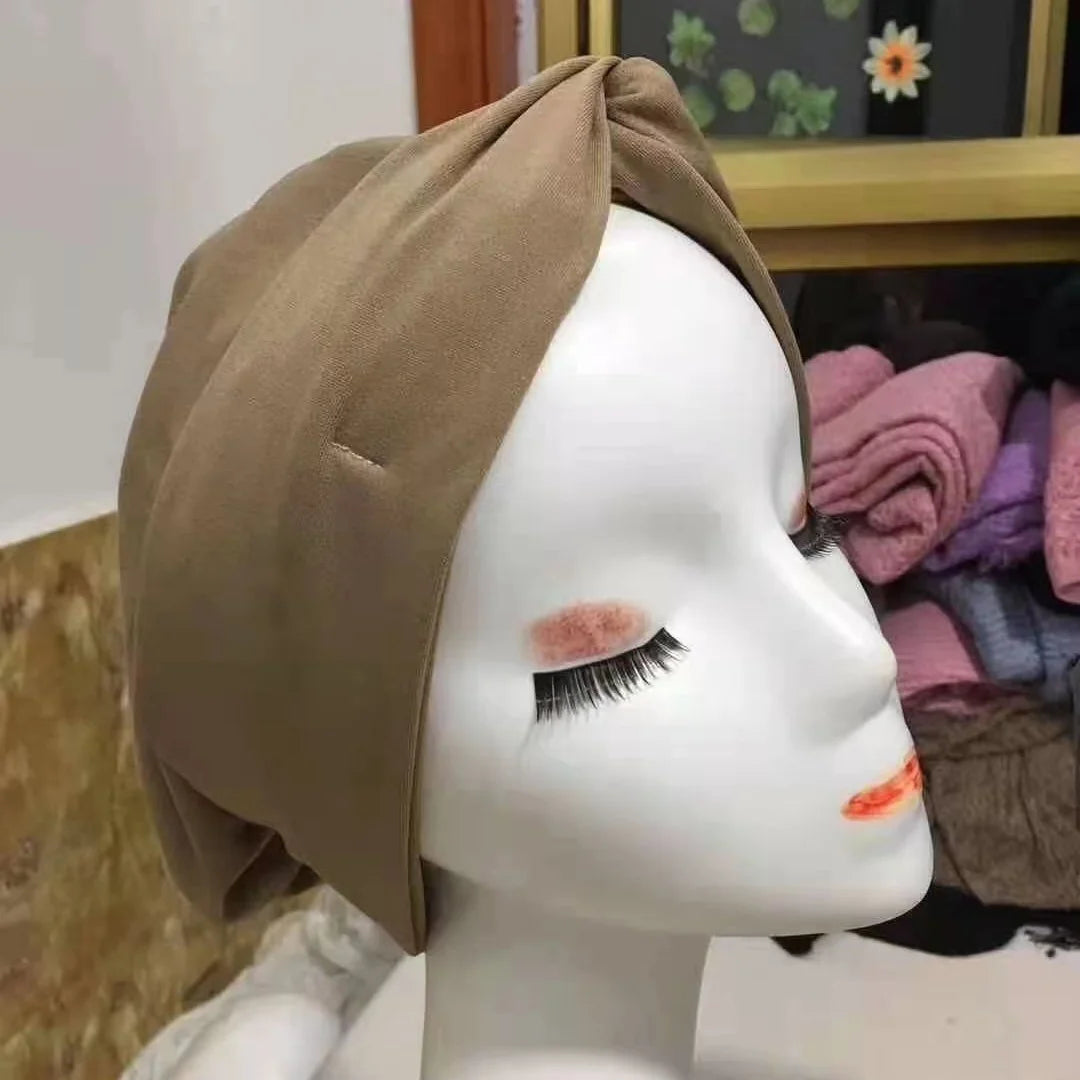 Soft Turban Head Wrap – Cozy, Chic & Made for Crown Queens 👑