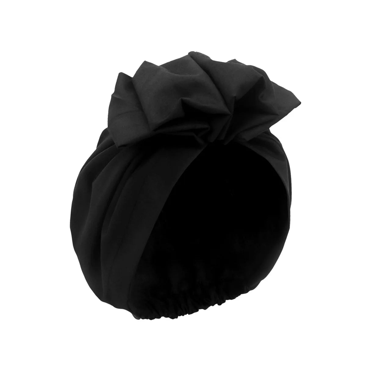 Elegant Retro Turban for Women Headscarf Cap Soild Color Ladies Beanies Caps