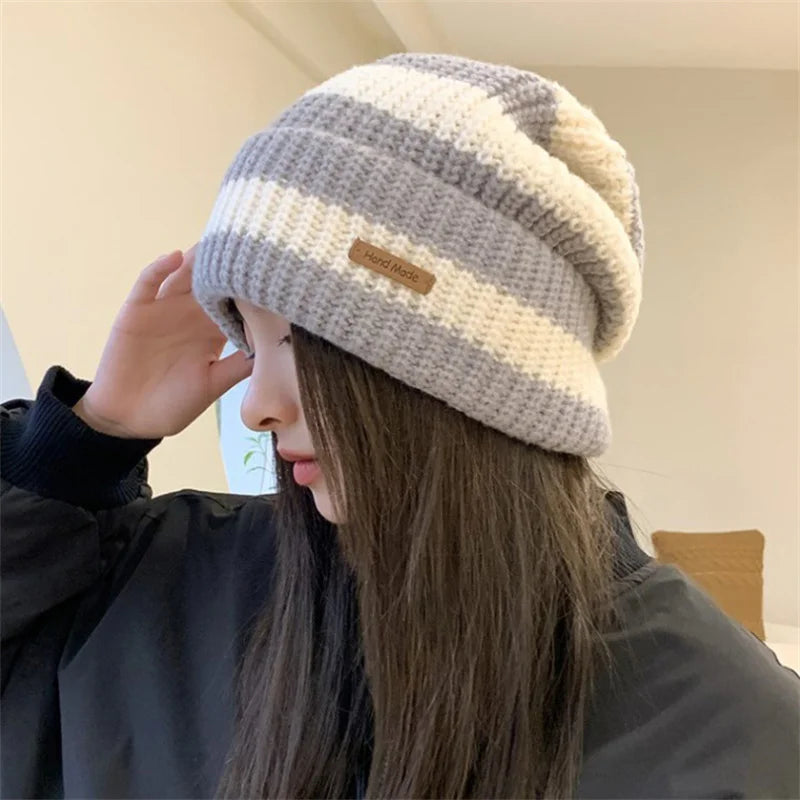 Casual Knitted Bonnet Beanies