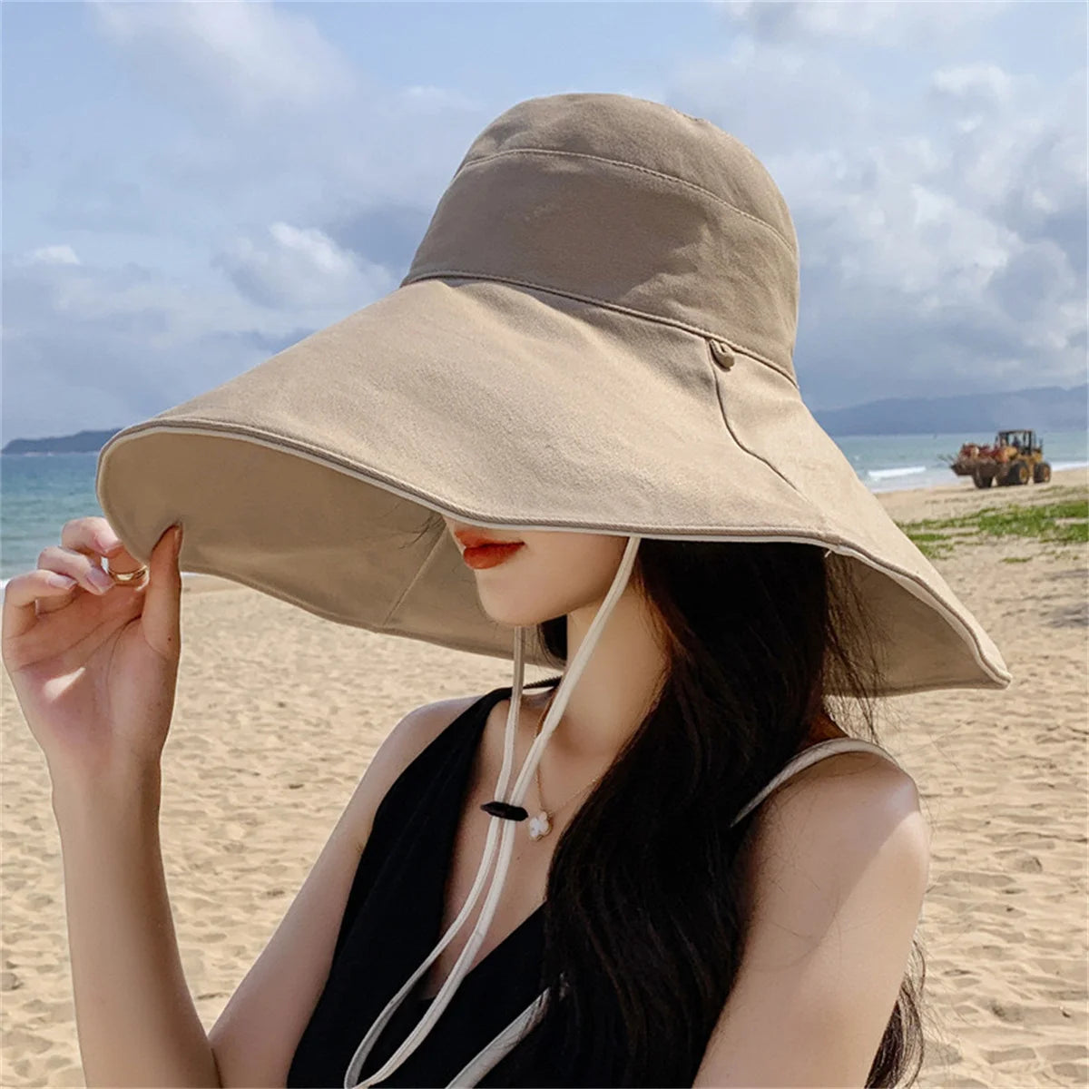 Double-Sided Bucket Hat — UV Protection Sun Hat for Women