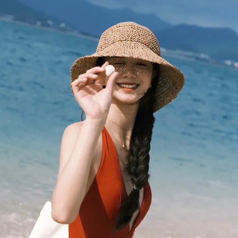 Straw Small Bucket Hat