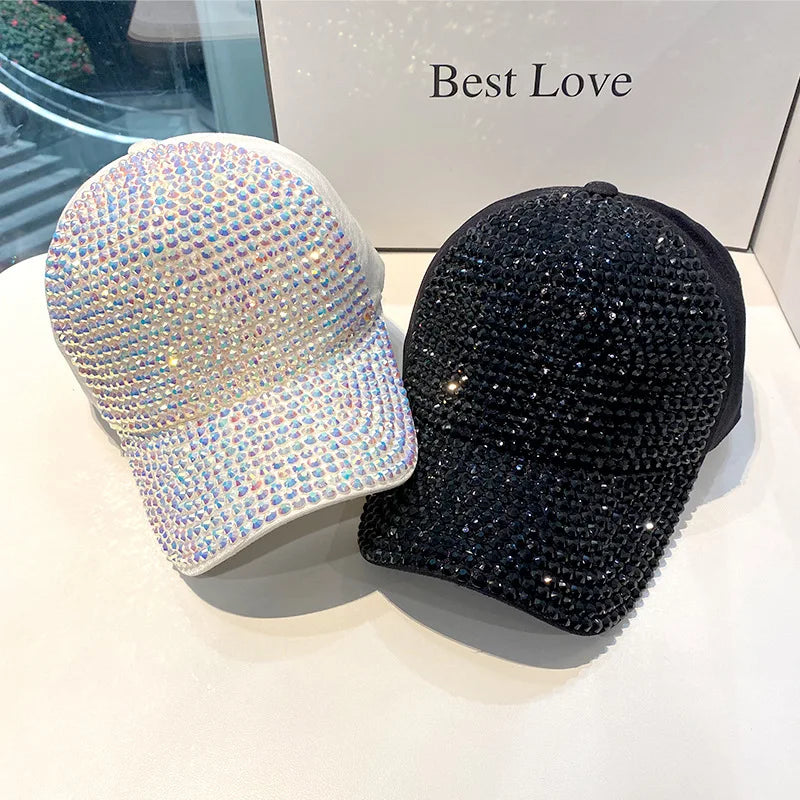 Rhinestone Hip Hop Cap