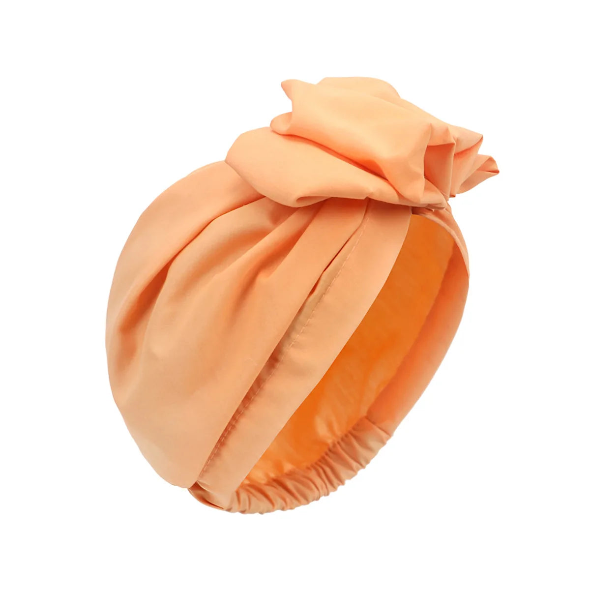 Elegant Retro Turban for Women Headscarf Cap Soild Color Ladies Beanies Caps