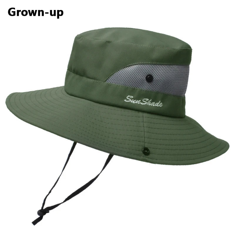 Summer outdoor sun hat, breathable sun hat, foldable sun hat, face mask hat, female ponytail hole fisherman hat