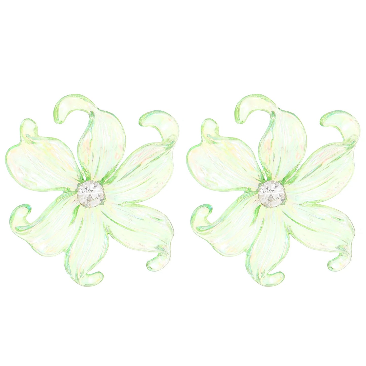 Retro Peacock Flower Stud Earrings Women's Fashion Trend Accessories Exquisite Earrings with Luxurious Sophistication