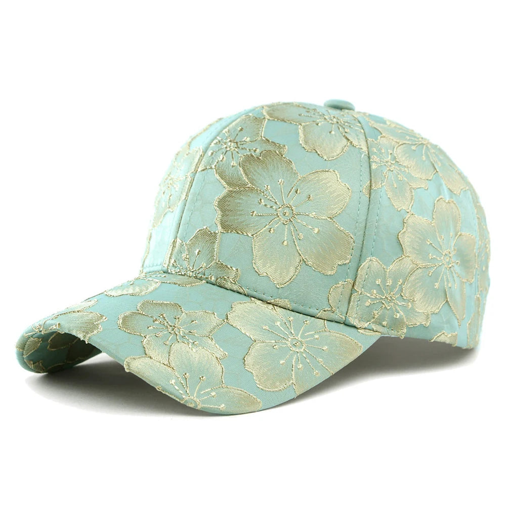 Luxury Ethnic Style Flower Cap
