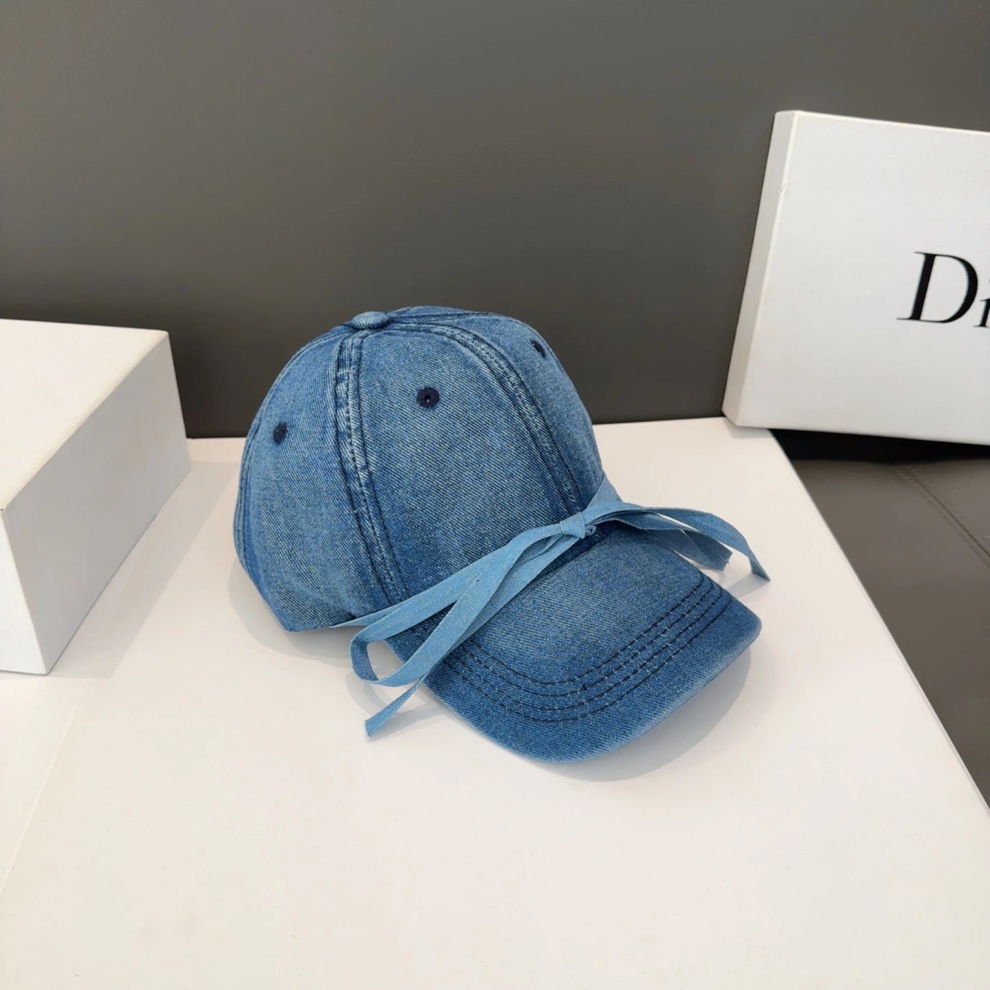 Bow & Diamond Heart Denim Baseball Cap – Cute, Fierce & Totally That Girl 🎀🧢