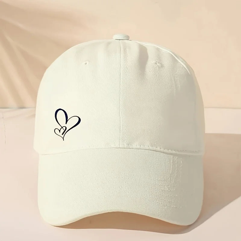 Love-themed Printed Baseball Cap