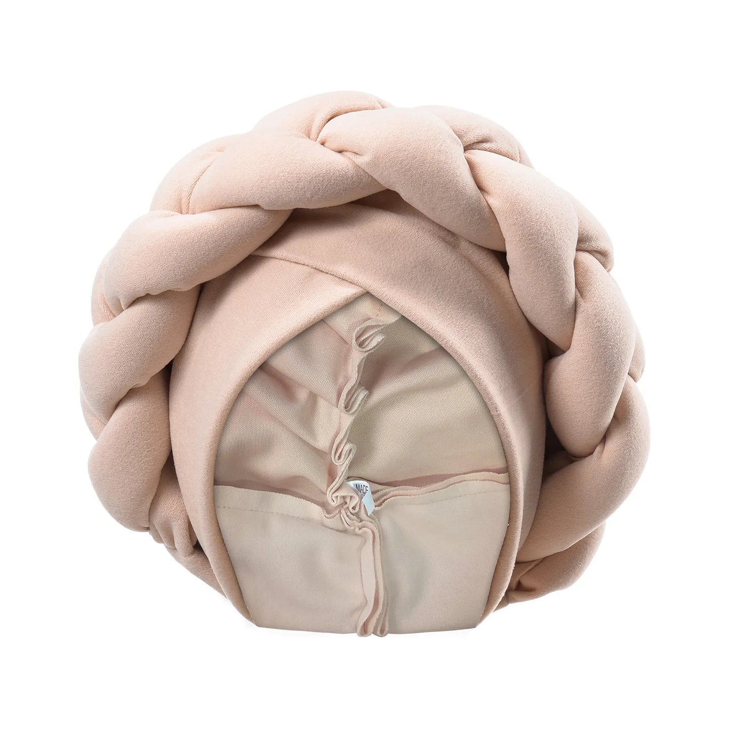 New Exaggerated Braids Turban Cap for Women African Wedding Party Headwear Hats Bonnets Headband Hat Hijab Cap