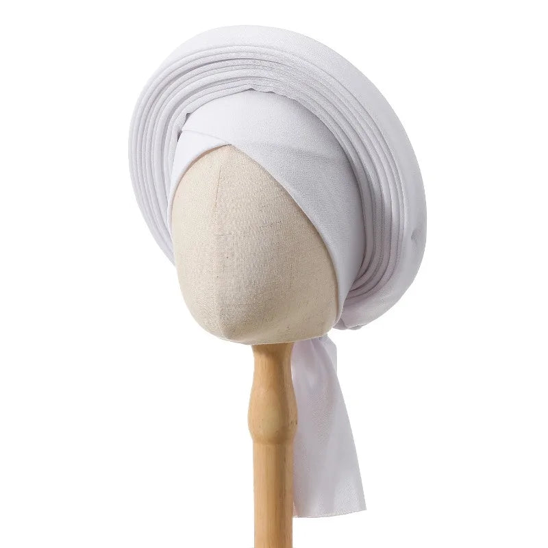 Folded Bud Turban Cap