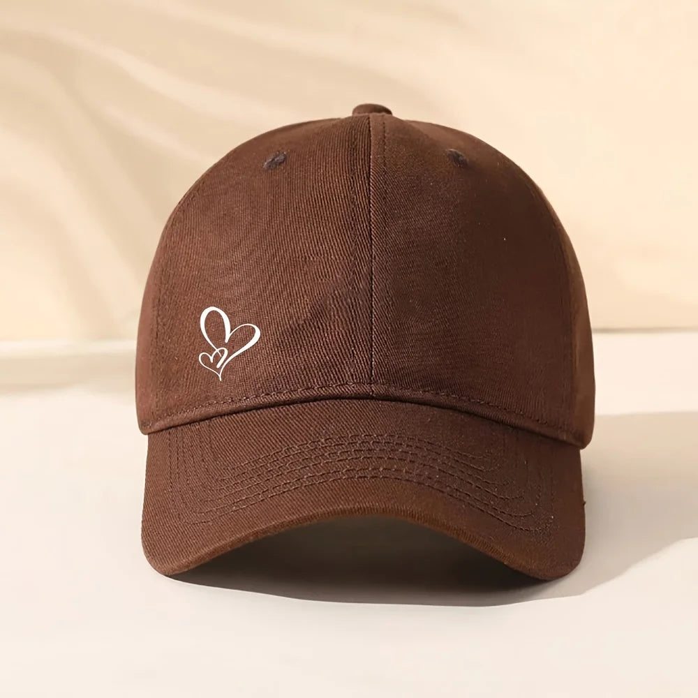 Love-themed Printed Baseball Cap
