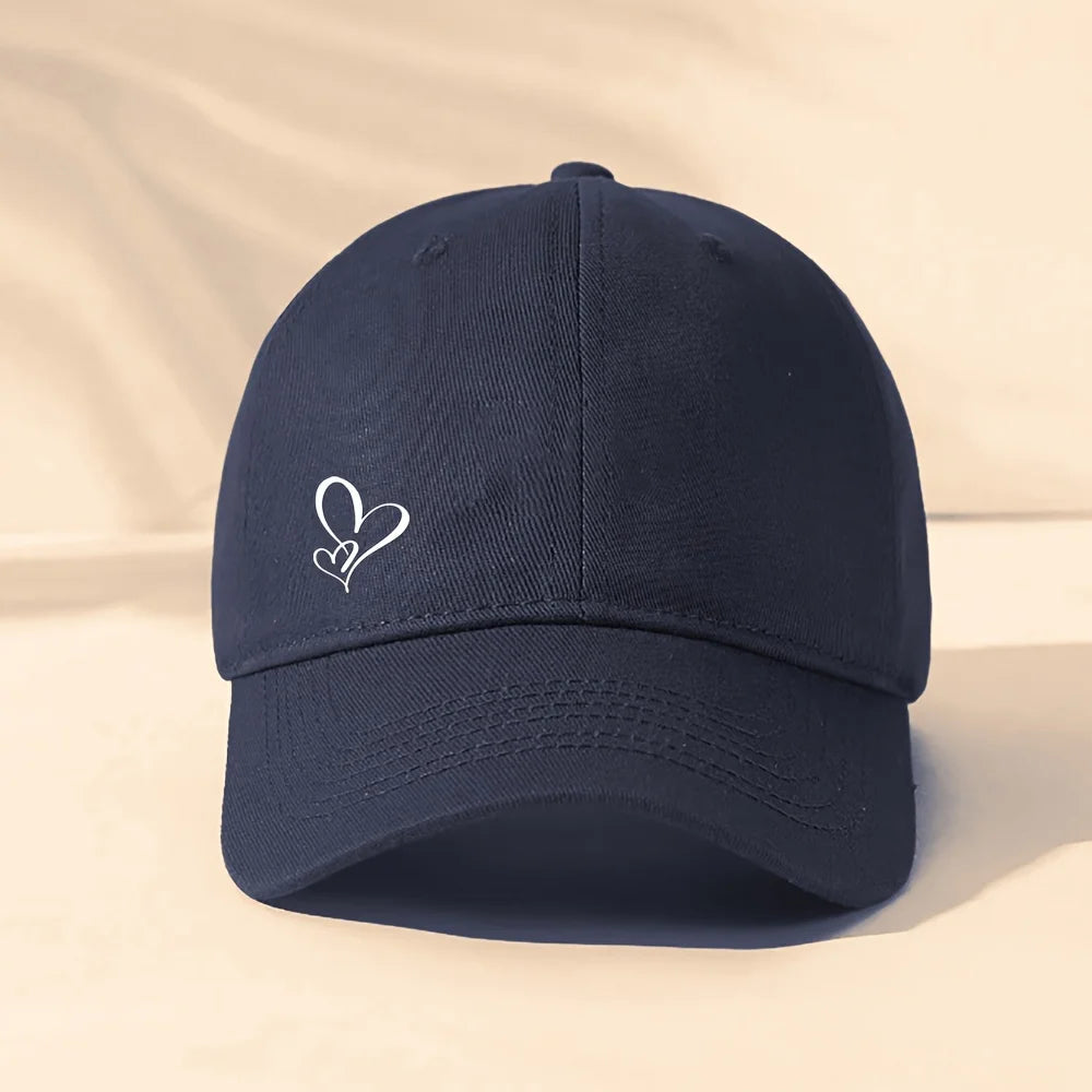 Love-themed Printed Baseball Cap