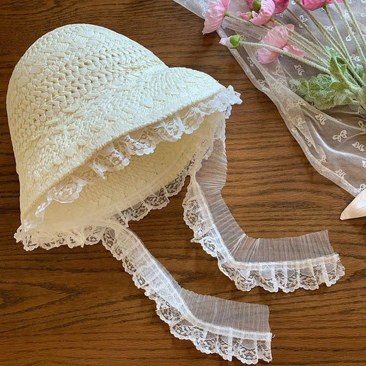 Summer Beach Sun Straw Hats for Women Wide Brim Packable Travel Bucket Hats UPF 50+