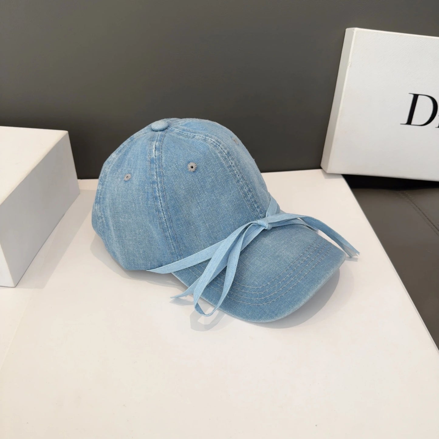Bow & Diamond Heart Denim Baseball Cap – Cute, Fierce & Totally That Girl 🎀🧢