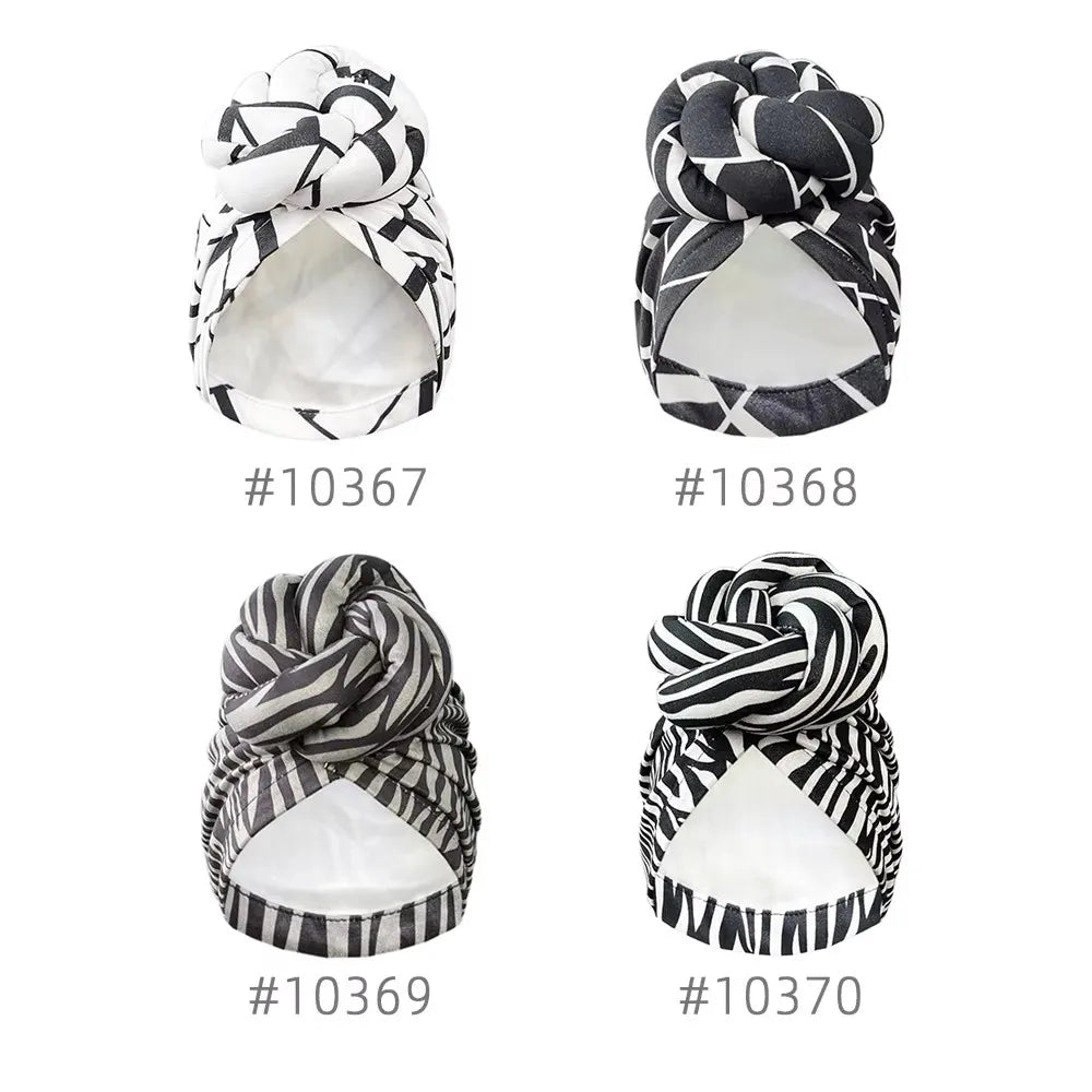 New Floral Printed Bohemian Women Turban Cap Pretied Ladies Headwrap Beanies  Headscarf Bonnet Female Head Wraps Turbante Mujer