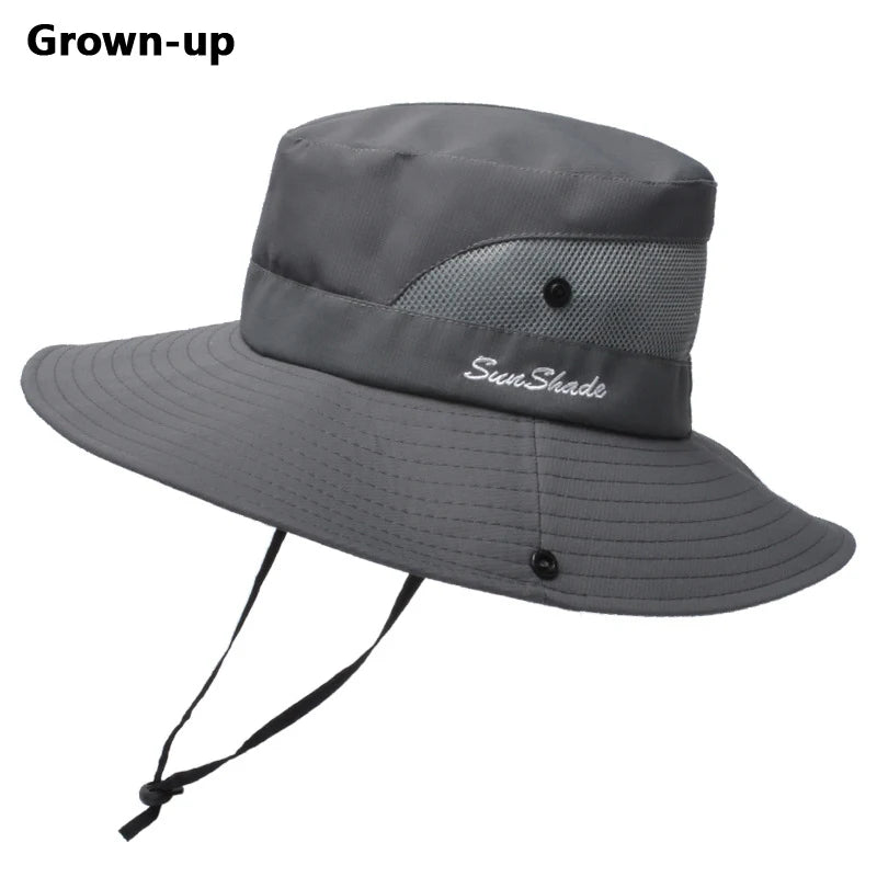 Summer outdoor sun hat, breathable sun hat, foldable sun hat, face mask hat, female ponytail hole fisherman hat
