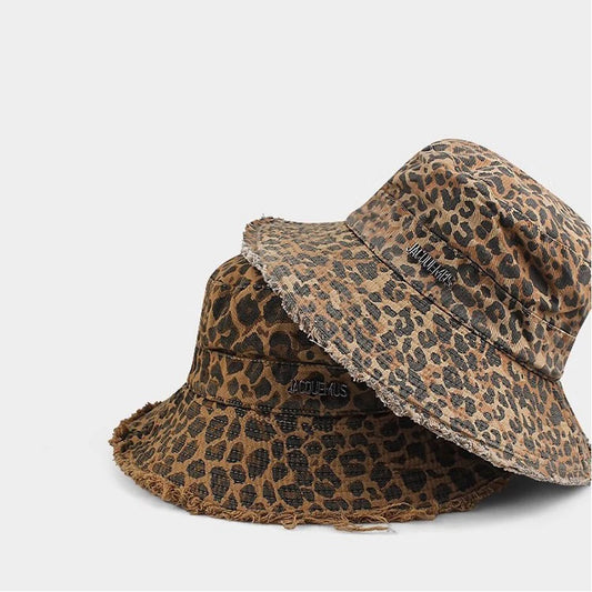 Leopard Print Bucket Hat