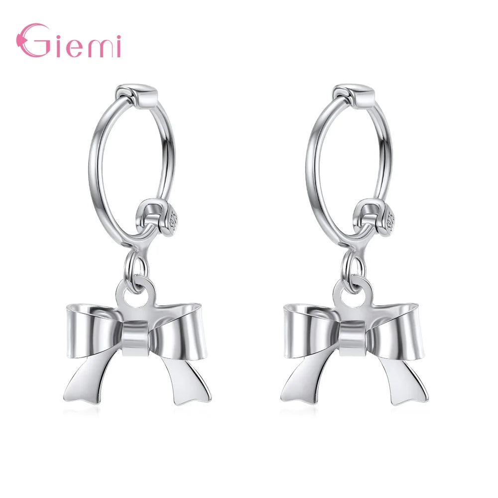 925 Sterling Silver Retro Crystal Wedding Drop Earrings For Women Girls Trend Fashion Jewelry Wholesale