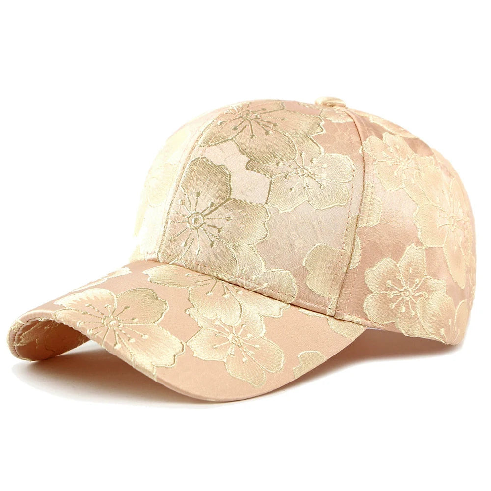 Luxury Ethnic Style Flower Cap