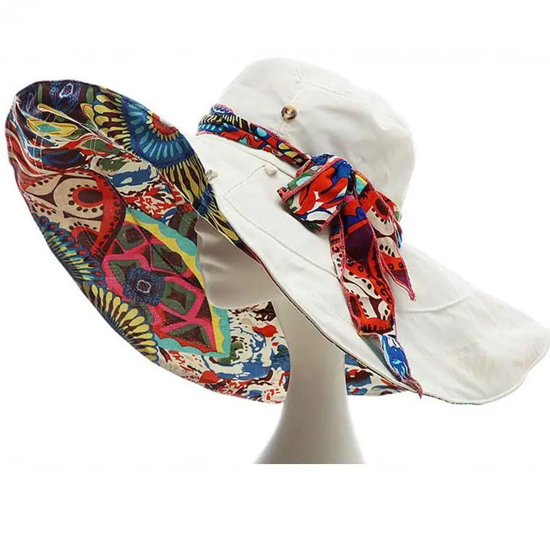 Wide Brim Floral Sun Hat – Your Ultimate Beach Day Crown ☀️🌸