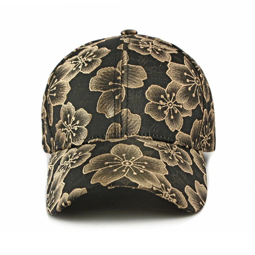 Luxury Ethnic Style Flower Cap