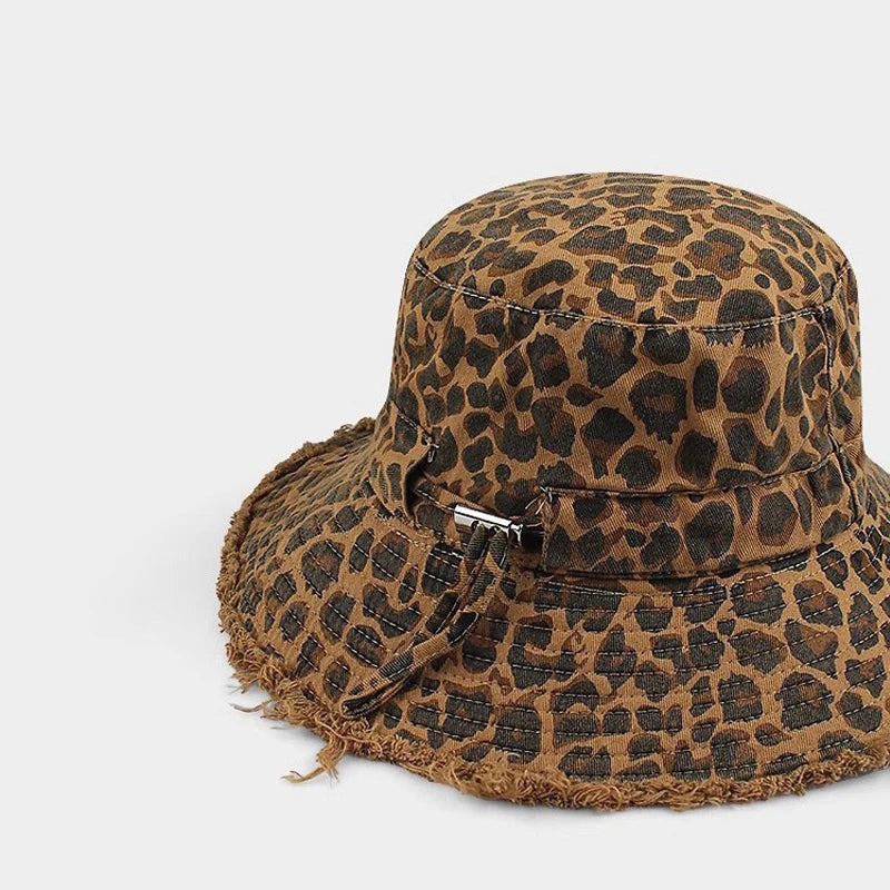 Leopard Print Bucket Hat