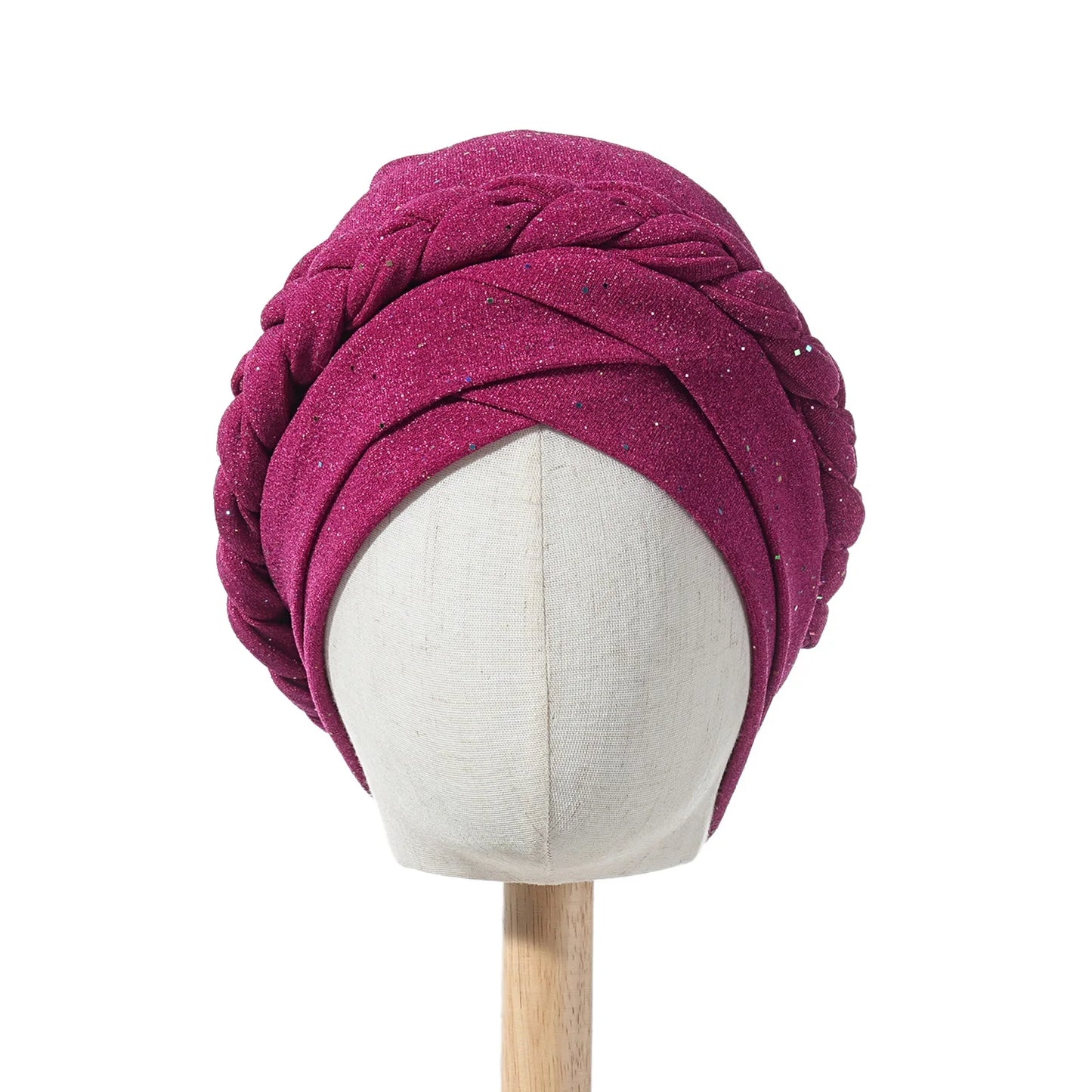 Latest African Auto Geles Headtie Already Made Headties Shinning Turban Cap for Women Ready Nigerian Hijab Braid Head Wraps