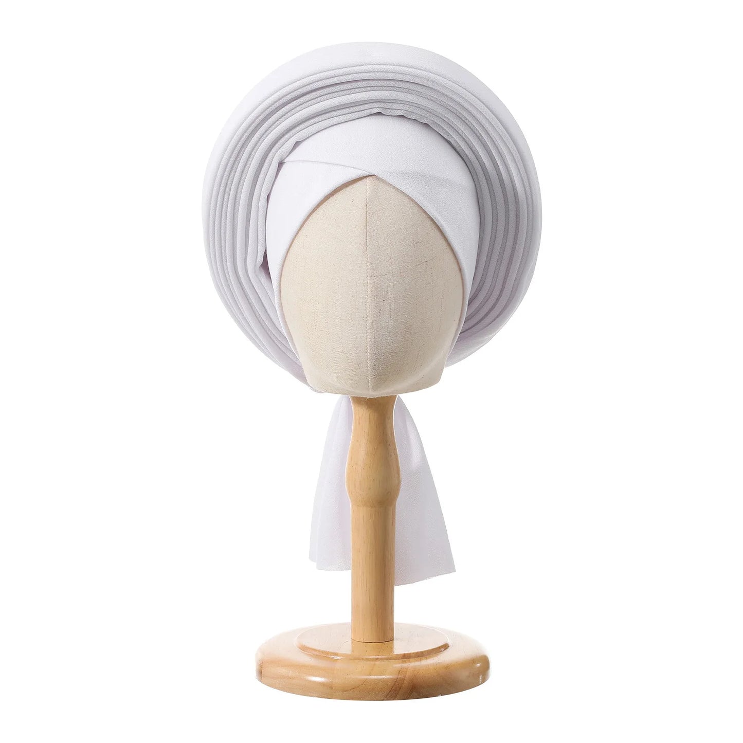 Folded Bud Turban Cap