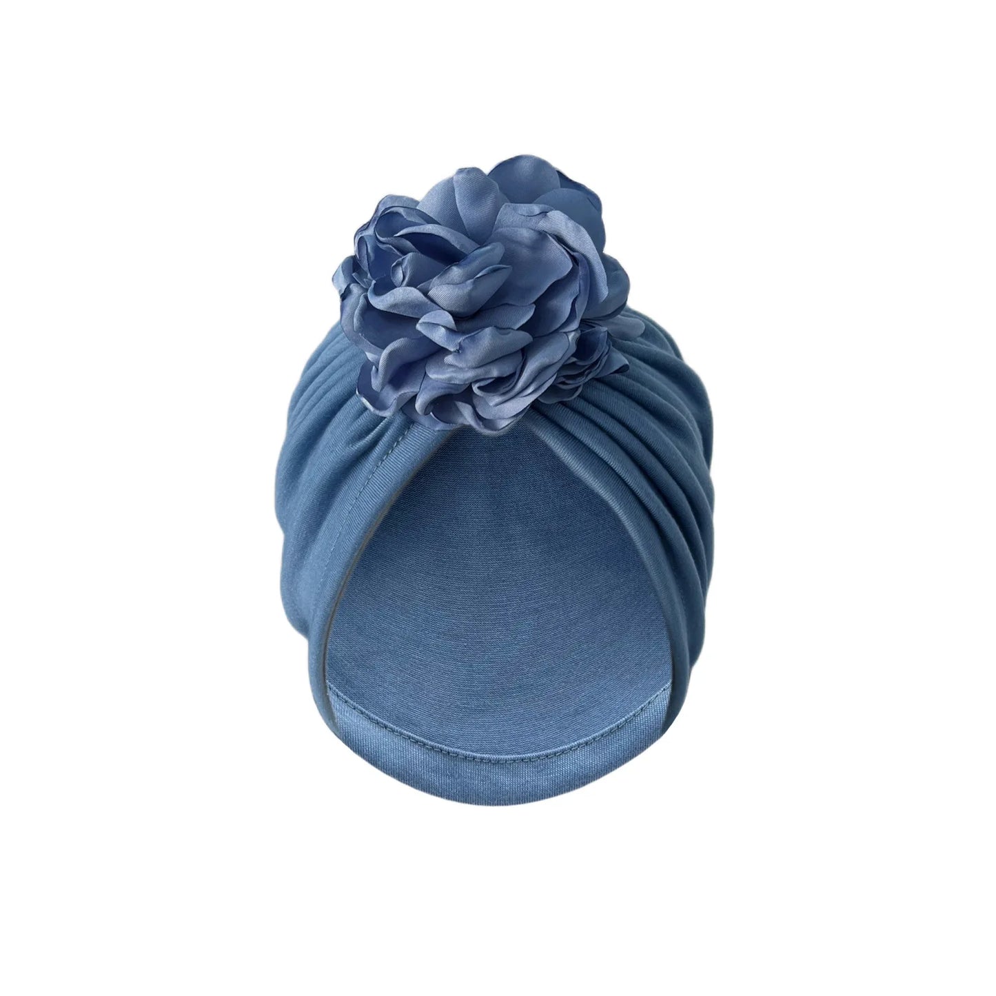 Women Turban Hat Bonnet Indian Cap Head Wrap Big Flower Elastic Hair Bands Hat Beanie Ladies Girls Hair Accessories