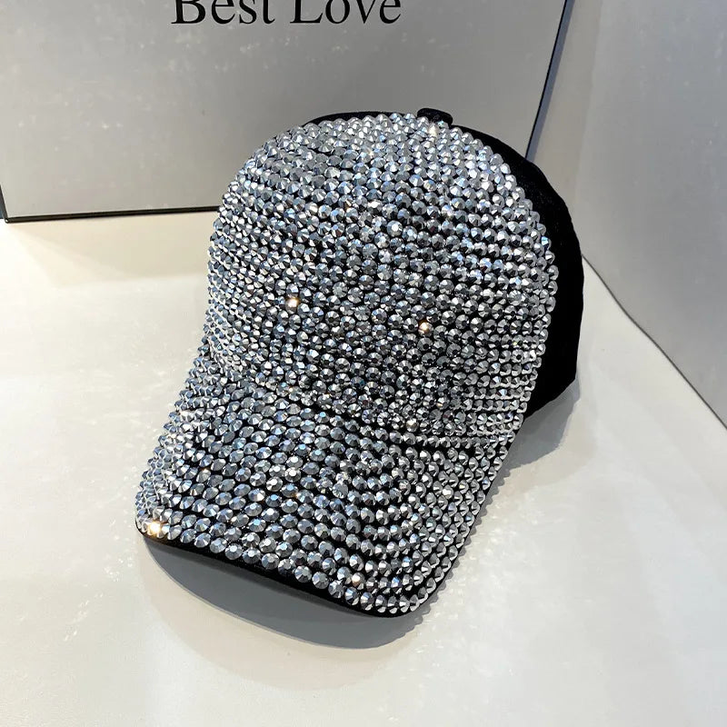 Rhinestone Hip Hop Cap